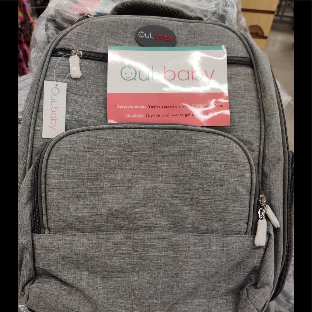 Grey Diaper Bag